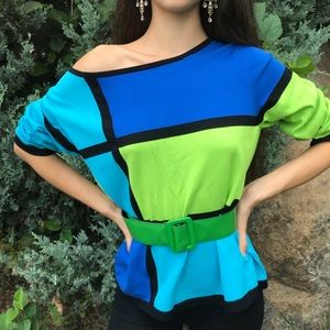 THE “MONDRIAN” SHIRT & BELT